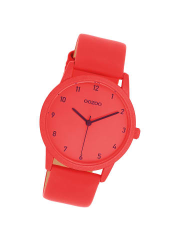 Oozoo Armbanduhr Oozoo Timepieces rot mittel (ca. 38mm)