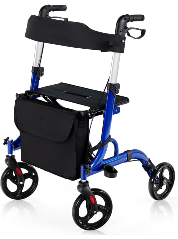 COSTWAY Rollator in Blau