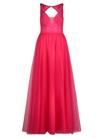 Vera Mont Abendkleid mit Stickerei in Rasberry Fizz