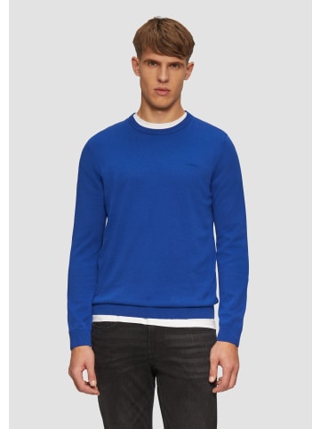 s.Oliver Strickpullover langarm in Blau