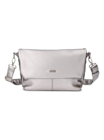 Zwei Mademoiselle.M Messenger 33 cm Laptopfach silver