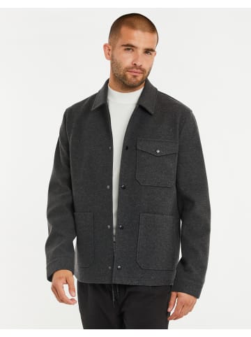 Threadbare Hemdjacke in Charcoal