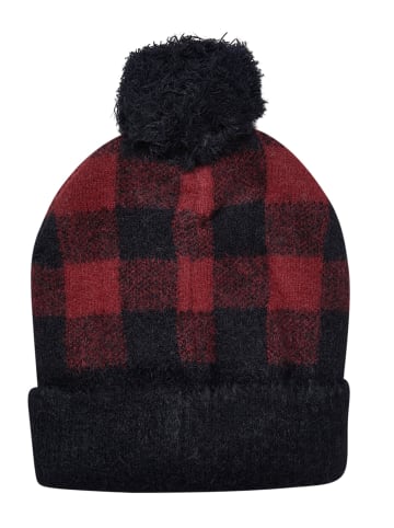 Urban Classics Urban Classics Unisex Pom Beanie in black/red