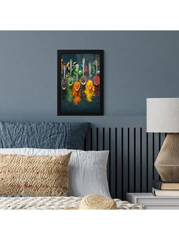 MuchoWow Poster mit Leiste Kräuter