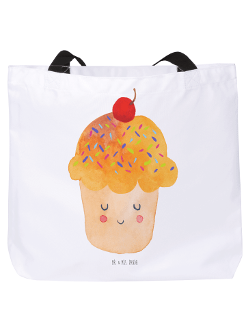 Mr. & Mrs. Panda Shopper Cupcake ohne Spruch in Weiß