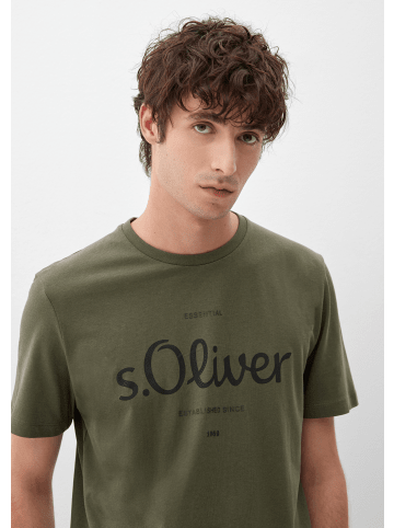 s.Oliver T-Shirt kurzarm in Olive