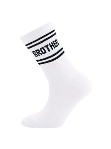 ewers Socken "BROTHER" in weiß