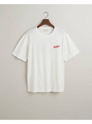 Gant T-Shirt in eggshell