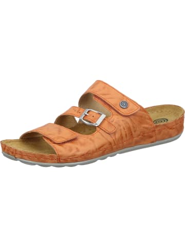 Dr. BRINKMANN Klassische Pantoletten, Komfort-Pantoletten in orange