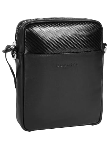 Bugatti Umhängetasche COMET BAGS echt Leder in schwarz