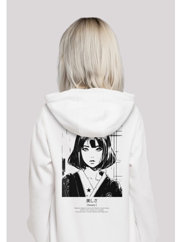 F4NT4STIC Hoodie Anime Beauty Girl in weiß