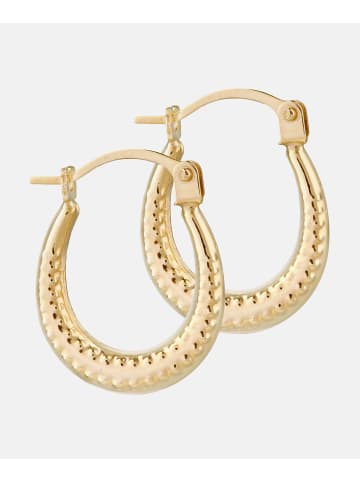 Vanlere Creolen aus 375 Gelbgold