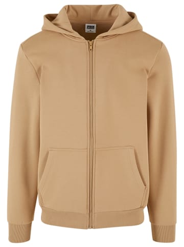 Urban Classics Urban Classics Zip-Kapuzenpullover in warmsand
