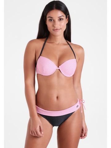 Buffalo Push-Up-Bikini-Top in rosa-schwarz