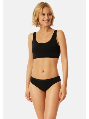 UNCOVER BY SCHIESSER Tai Slip Cotton in Schwarz