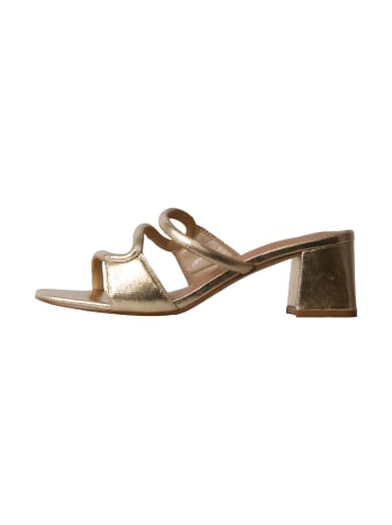 Divine Factory Sandalen mit Absatz Gold