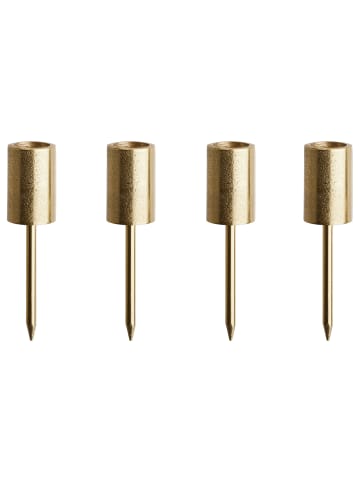 Butlers Kerzenpick ADVENT 4er-Set in Gold