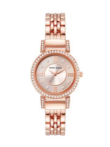 Anne Klein Quarzuhr Crystal Metals in taupe / rosegold