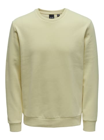 Only&Sons Sweatshirt ONSCERES in Gelb