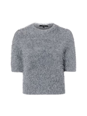 Someday Kurzarmpullover Tooni in grau silber - 0001