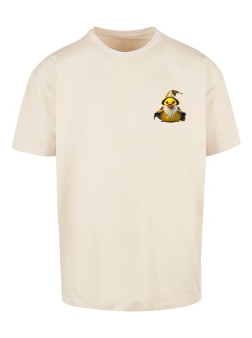 F4NT4STIC Heavy Oversize T-Shirt Rubber Duck Wizard OVERSIZE TEE in sand