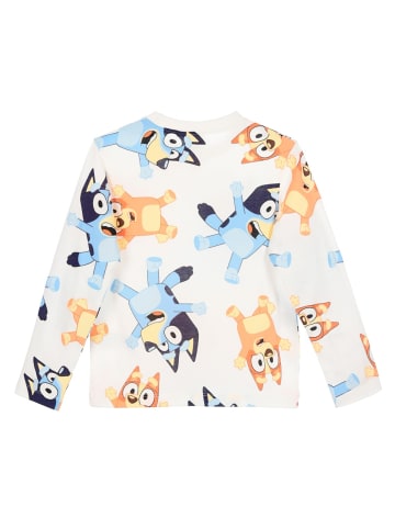 Bluey Langarmshirt Bluey & Bingo in Creme