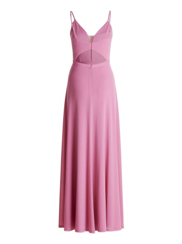 Vera Mont Abendkleid mit Lurexfaden in Rosé/Silver