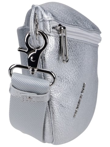 Mandarina Duck Gürteltasche Mellow Leather Bum Bag FZT73 in Silver
