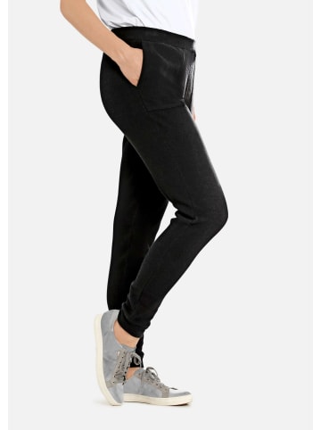 GOLDNER Kurzgröße:  Bequeme Baumwoll-Hose, Dehnbund in schwarz