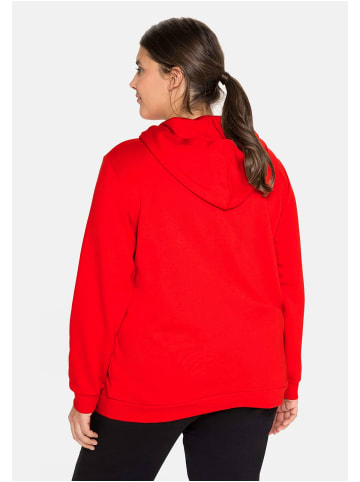 sheego Sweatshirt in feuerrot