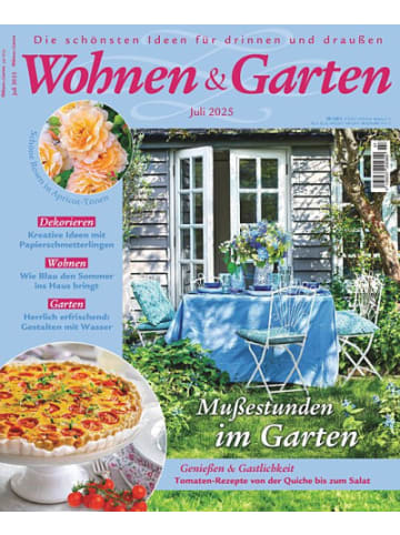 Hubert Burda Media 12 x WOHNEN & GARTEN Zeitschrift (Gutschein für Jahres Abo)