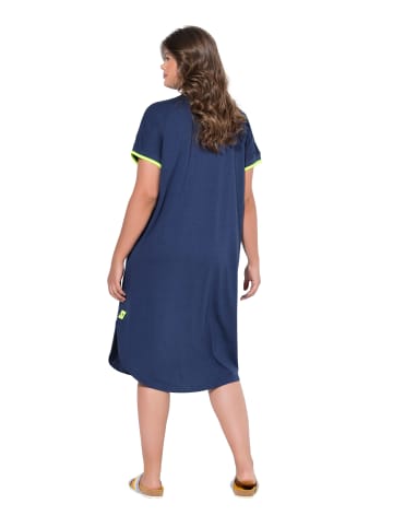 LAURASØN Jerseykleid in navyblau