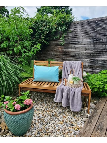 JACK 2er Set Outdoor Kissenhülle 30x50cm Uni in Hellblau