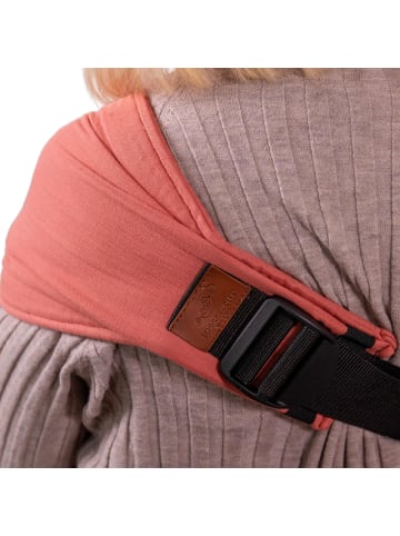 Schmusewolke Speedy Terracotta - Hüfttrage aus Musselin