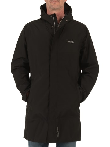 PRO-X elements Regenkurzmantel "TRENCH" in Schwarz