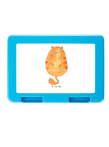 Mr. & Mrs. Panda Brotbüchse Katze Mittelfinger ohne Spruch in Weiß