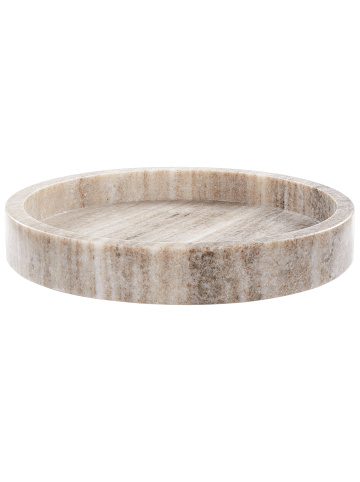 Beliani Tablett ITEA in Beige - (W) 25 x (H) 4 x (L) 25 cm