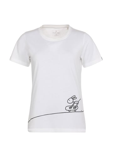 elkline T-Shirt Skatemaen in white