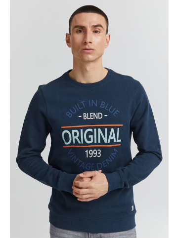 BLEND Sweatshirt Sweatshirt 20713800 - 20713800  Modisches Sweatshirt mit Print in Blau