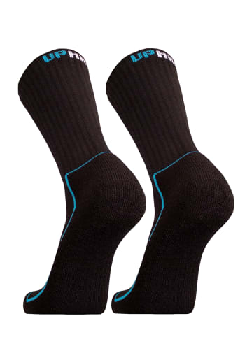 UphillSport Wander-Socken 'SAANA' 2er Pack in Black blue