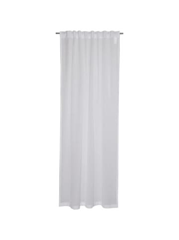 ESPRIT Halbtransparenter Schlaufenvorhang LINEN in Weiß