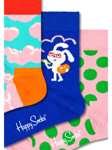 Happy Socks 3 Paar Socken Kids Over The Rainbow Geschenk Box in Mehrfarbig