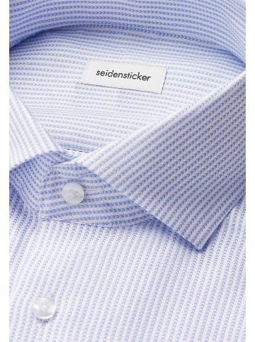 Seidensticker Business Hemd Slim in Mittelblau