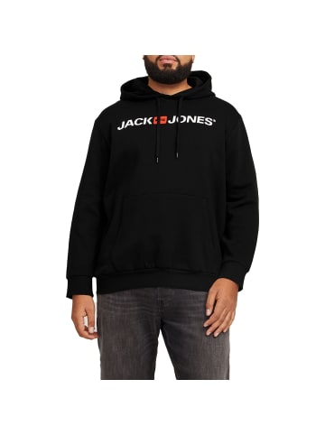 Jack and Jones Corp Old Logo Sweat Hood in Schwarz