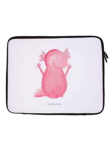 Mr. & Mrs. Panda Notebook Tasche Axolotl Hurra ohne Spruch in Weiß