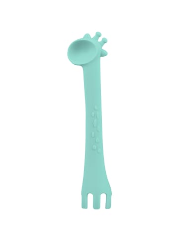 Kikkaboo Kinder Silikonlöffel Giraffe in grün