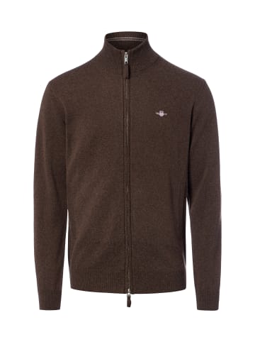 Gant Strickjacke in schoko - 0001