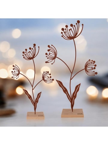 UNUS Aufsteller Deko-Blume in Rost