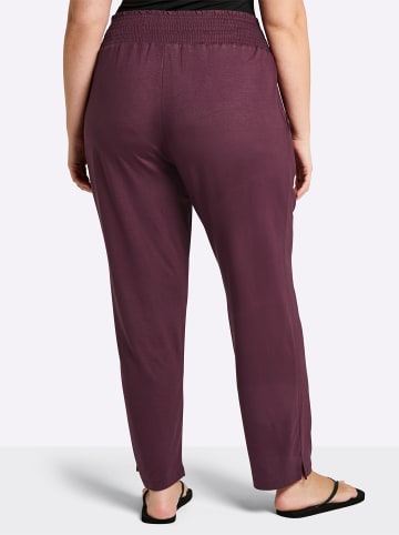 sheego Schlupfhose in burgund