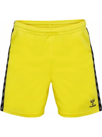 Hummel Sportshorts "Hmlauthentic Pl Shorts" in Gelb